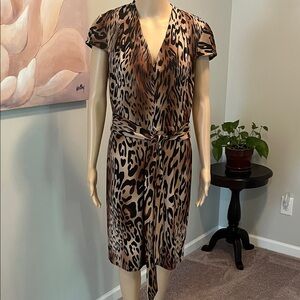 Saks Fifth Avenue Animal Print Dress